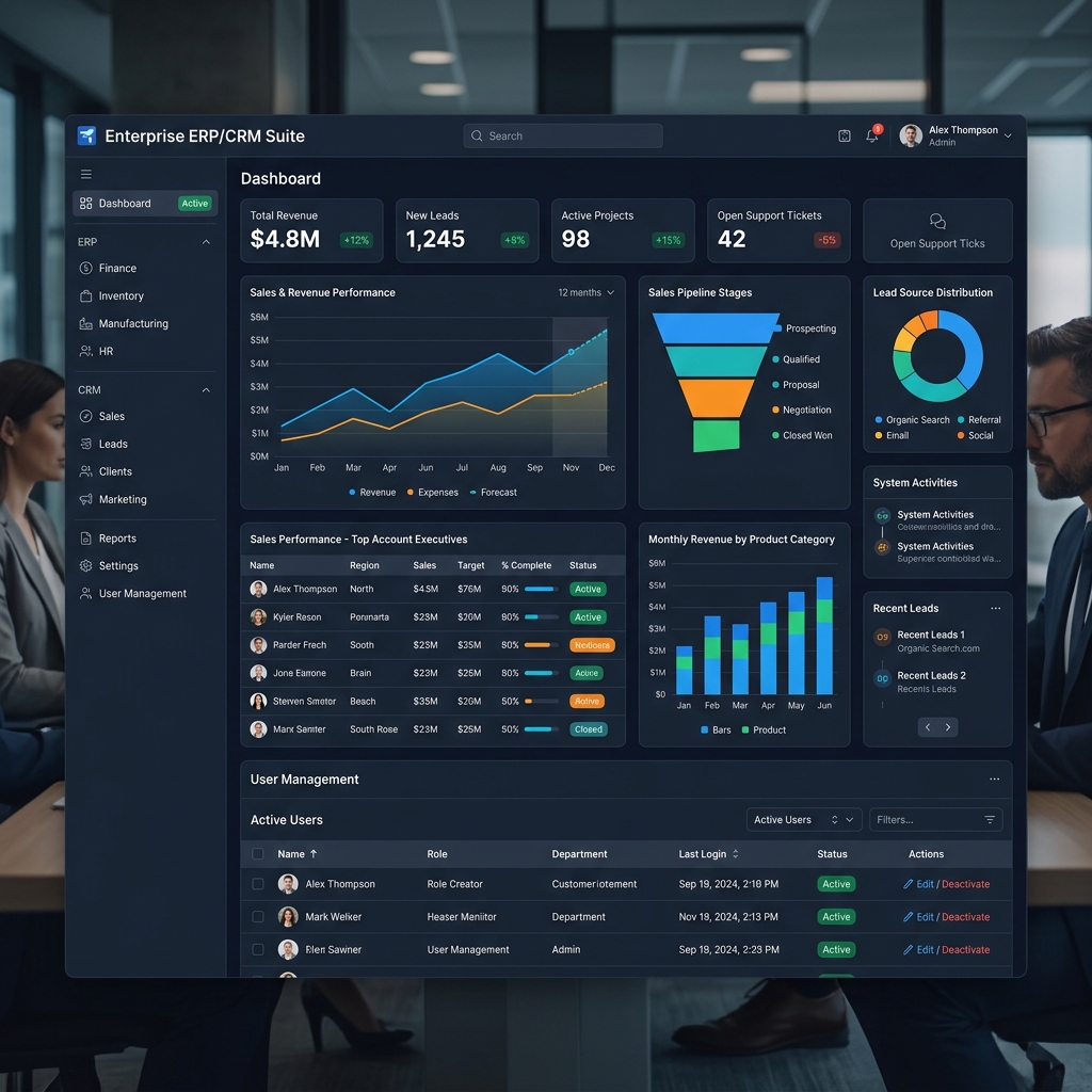 Nizan ERP UI