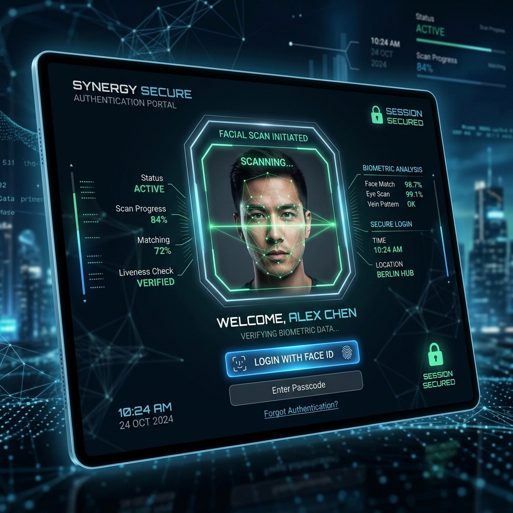 Nizan Face Login UI